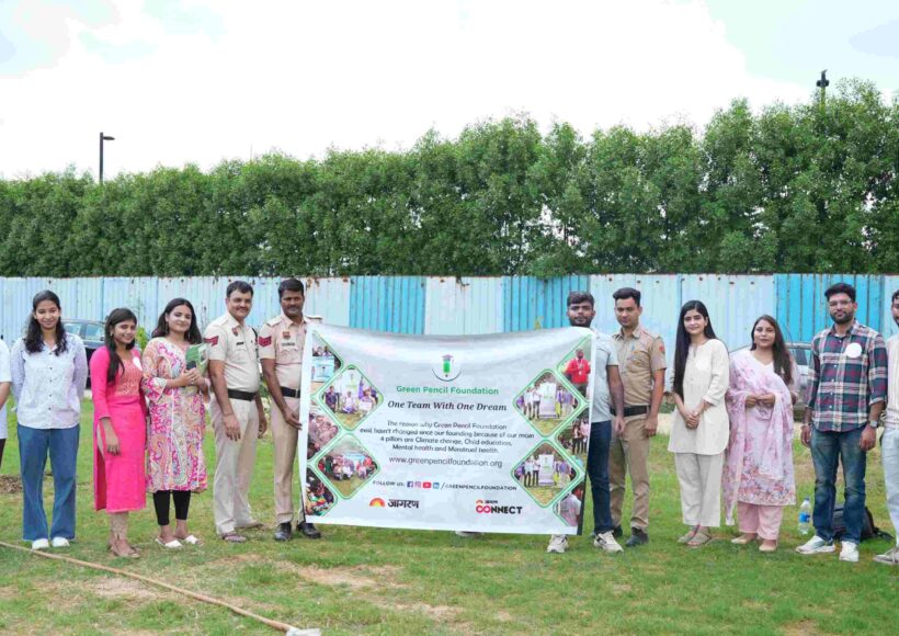 Sowing Sustainability: Green Pencil Foundation Collaborates with Haryana Police for Tree Plantation & Sustainable Kit Distribution Drive