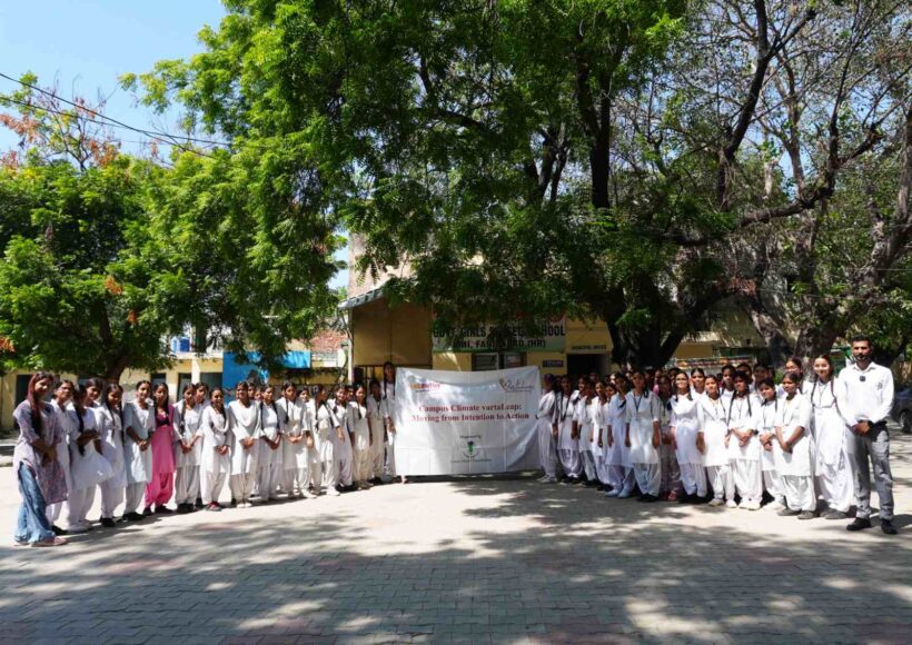 Green Pencil Foundation Organises Campus Climate Vartaleap at Government Girls Senior Secondary School, Sector 8, Faridabad