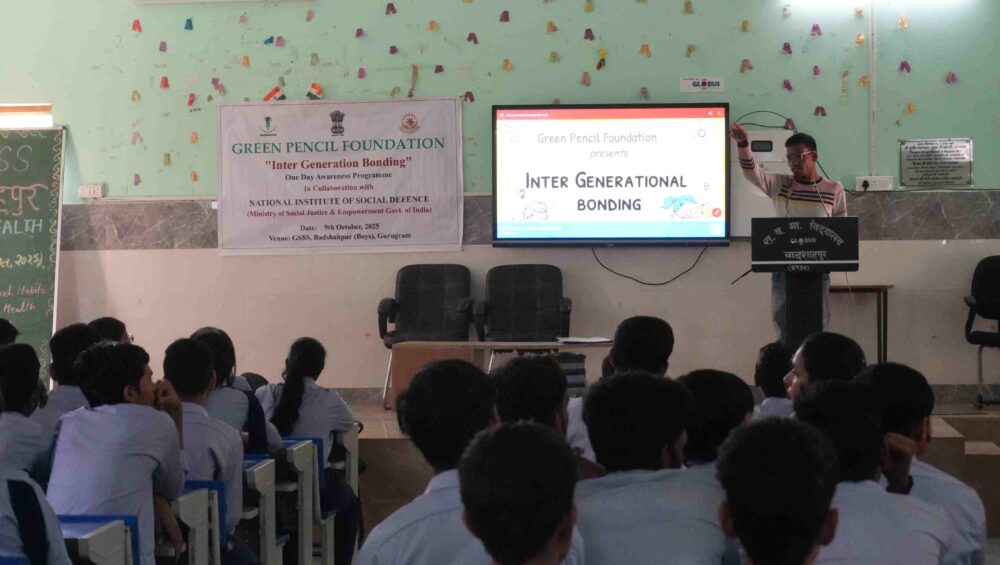 Empathy Across Ages: Green Pencil Foundation and NISD Conduct Intergenerational Bonding Programme at Badshahpur, Gurugram