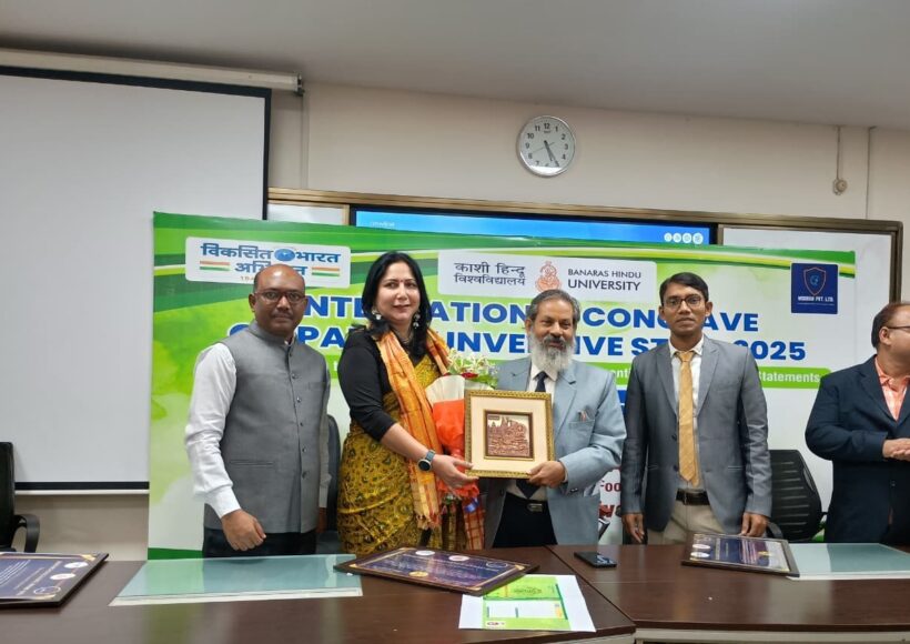 Green Pencil Foundation’s Media Advisor Honoured at BHU International Conclave