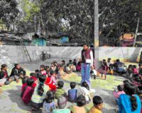 Christmas is a time of compassion, sharing, and togetherness and this year, the Green Pencil Foundation embraced these values by celebrating the festival with children from our Slum to School initiative at Mansarovar Park, Delhi.