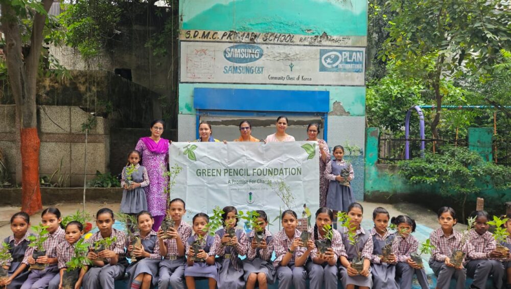 Planting Hope, Growing Green Schools: Green Pencil Foundation’s Mega Tree Plantation Drive in South Delhi